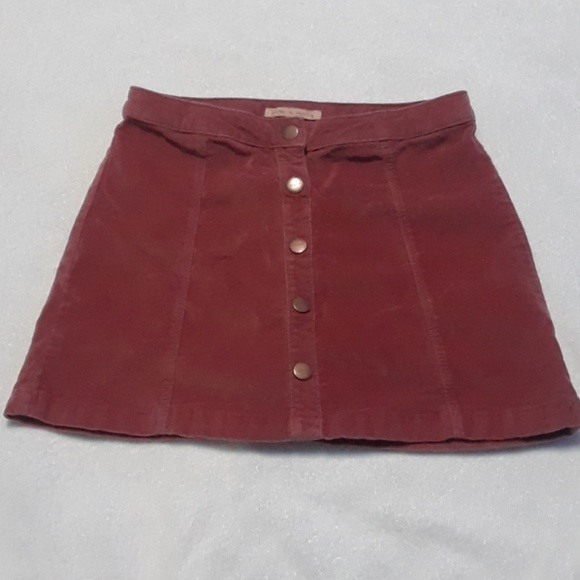 ZARA pink skirt with buttons Size 9/10 - Picture 1 of 4